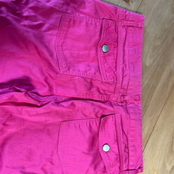 Vintage Vibrant Pink Bugle Boy Casual Capri Pants - Picture 5 of 13
